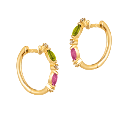 Brincos Ouro Amarelo 19K