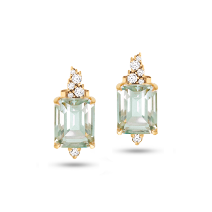 Prism III - Brincos Ouro Amarelo 19K