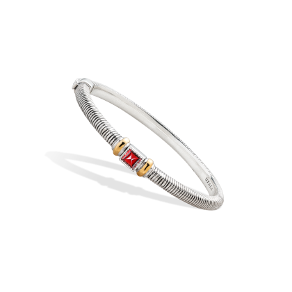 Caged - Pulseira Prata 925 Ouro 9K